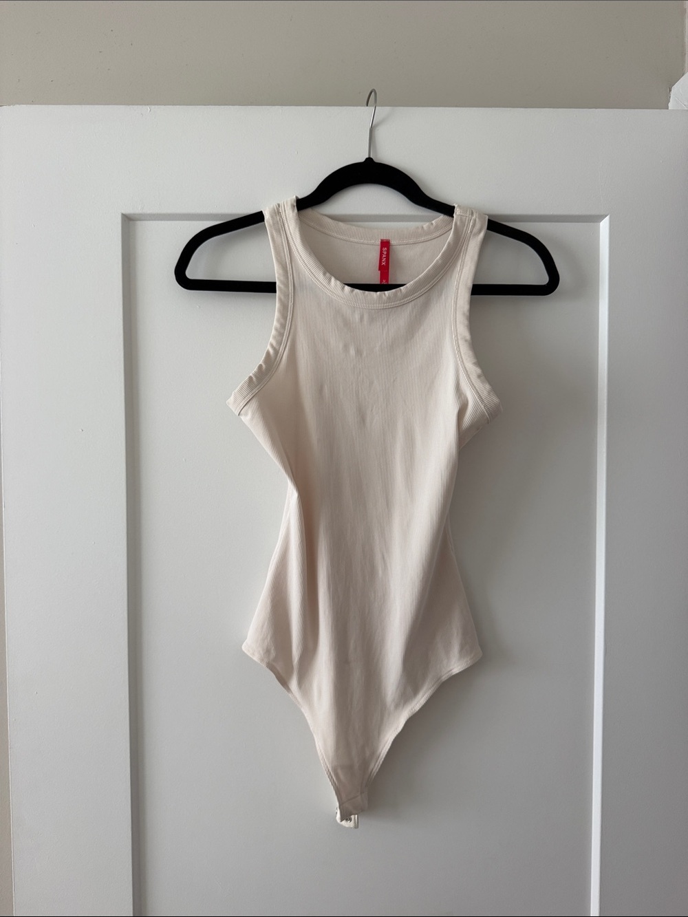 SPANX Cream Tank Bodysuit